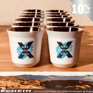 TrailXperience Shop Mokkabecher weiß